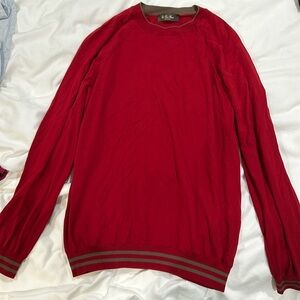 Loro Piana men’s red shirt size 50